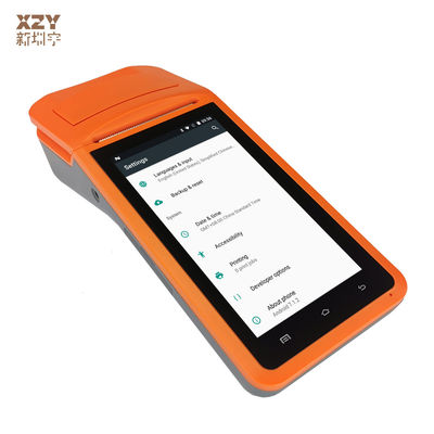 Terminal móvil de punto de venta con escáner de código de barras adicional