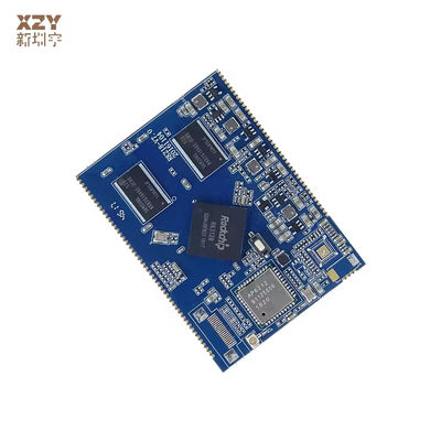1.3GHz RK3128-HX لوحة تطوير أندرويد مع 6 طبقات هيكل ذهبي غارق