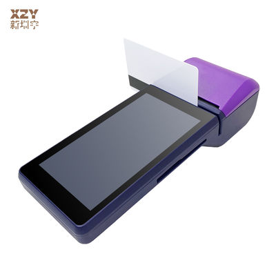 5.0 pulgadas Máquina pos portátil con autenticación biométrica en pantalla sensor de huellas dactilares