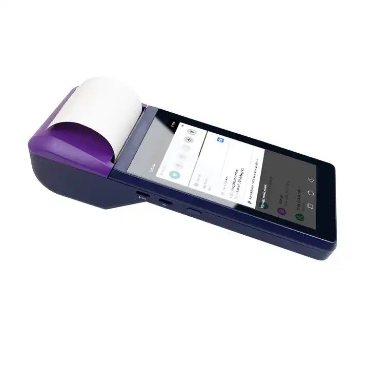 XZY 5 Inch Android Pos Terminal với máy in nhiệt 58mm cho siêu thị