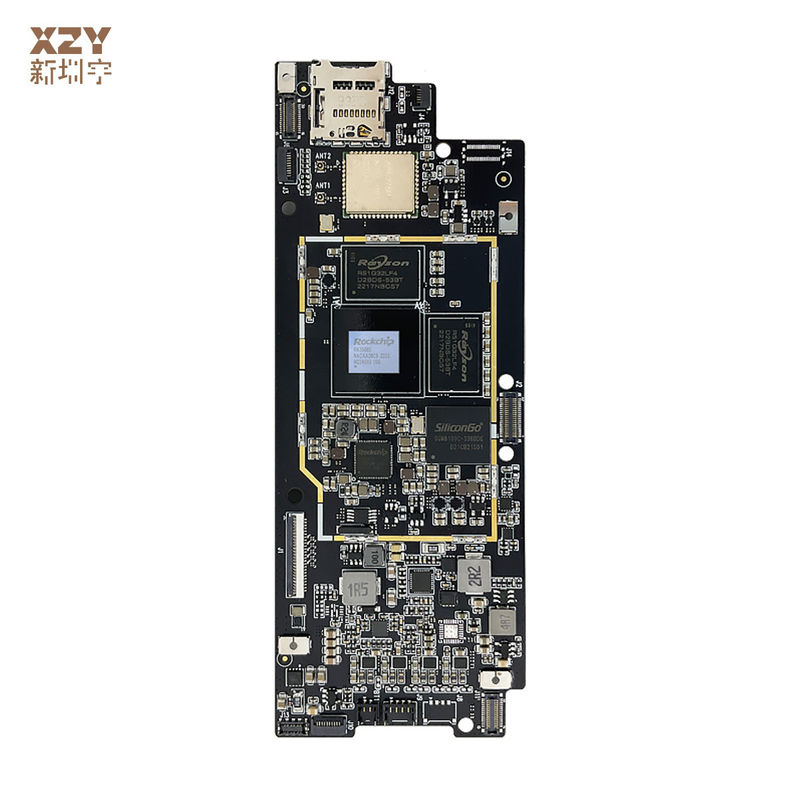 Tarjeta base multimedia 128G EMMC Android 12 PCBA con interfaces USB3.1 tipo C