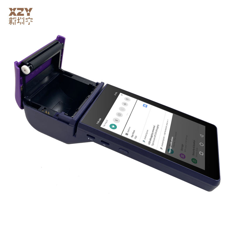 MTK Quad Core Terminal portátil Android Pos con cámara de 5MP 2G RAM y navegación GPS