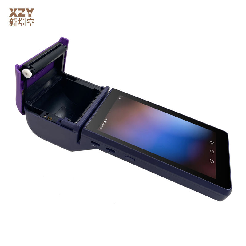 Terminal POS portátil con pantalla LCD TFT de 6,0 pulgadas e impresora incorporada