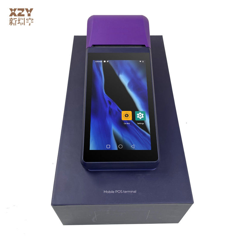 MTK Chipset Terminal POS portátil 2G RAM 16G ROM escáner de código de barras 2D cámara de 5MP