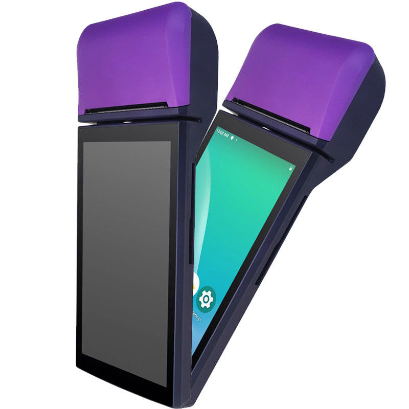 Terminal POS Android con 16 GB de almacenamiento y cámara de 5MP 854 * 480 / 1440 * 720 pantalla